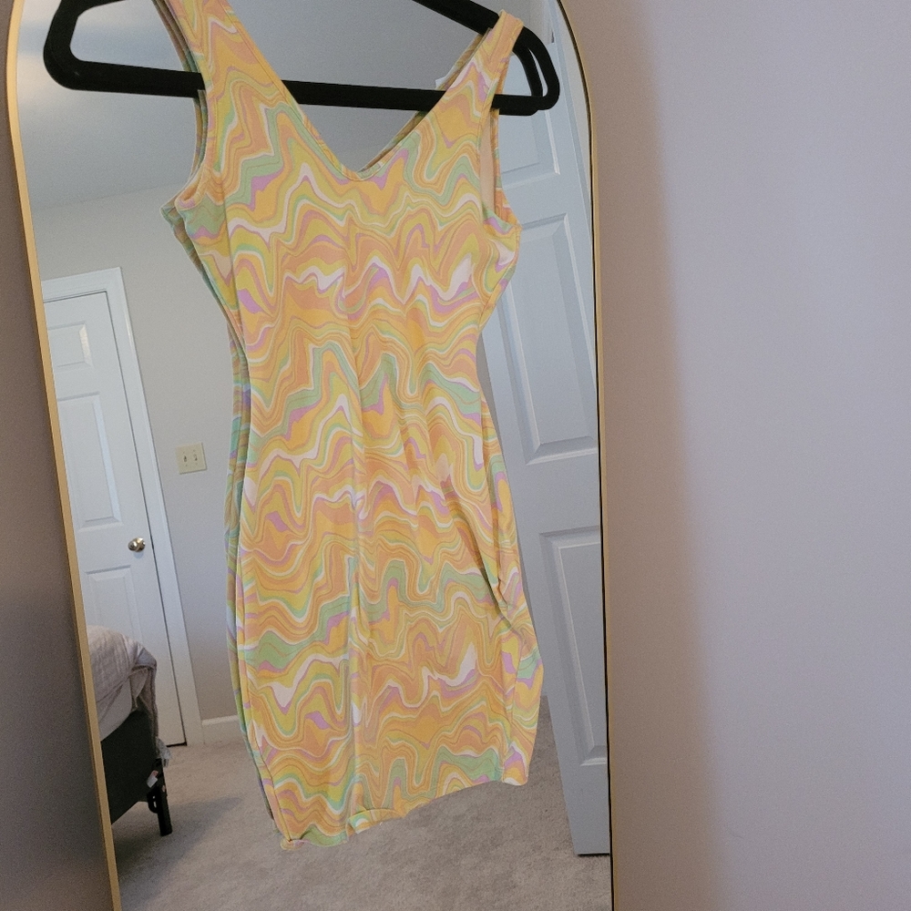 Multicolor groovy dress